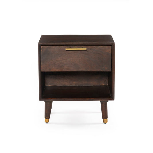 ADAMA - Solid Mango Wood Night Stand - Rustic Furniture Outlet