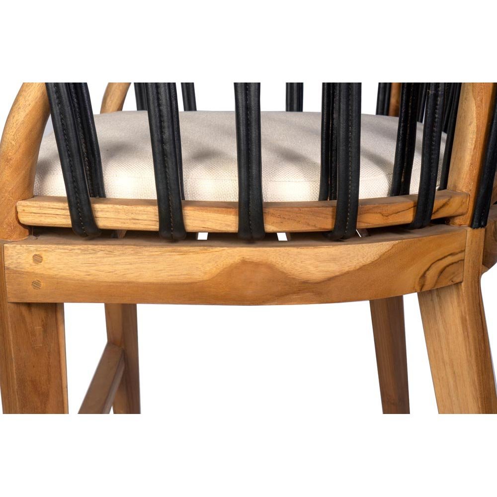 Alfie counter stool black leather - Rustic Furniture Outlet