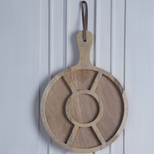 Cagne Mango Wood  Snack Serving Tray