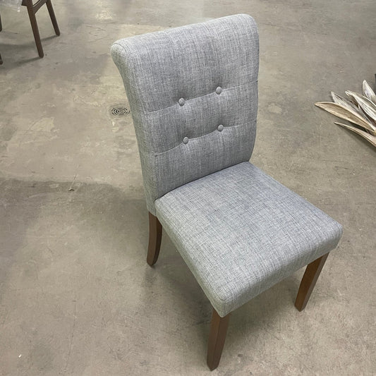 Upholstered Grey Dining Chair (set of 2) - Rustic Furniture Outlet