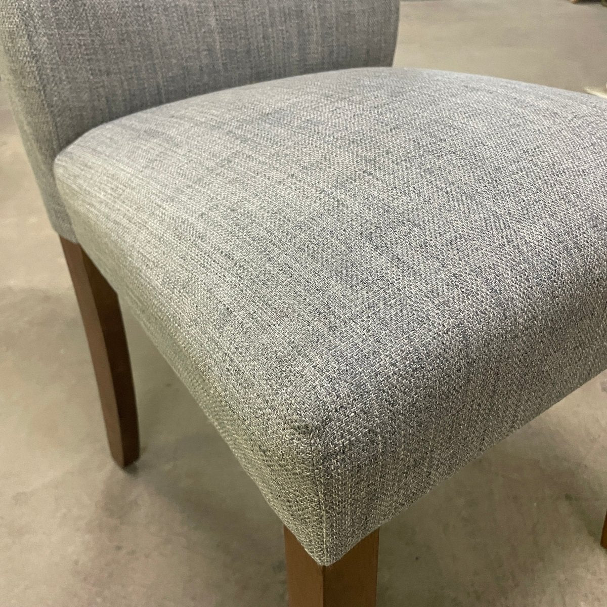 Upholstered Grey Dining Chair (set of 2) - Rustic Furniture Outlet