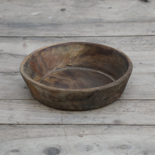 12 inch Round Mango Wood Bowl - Rustic Furniture Outlet
