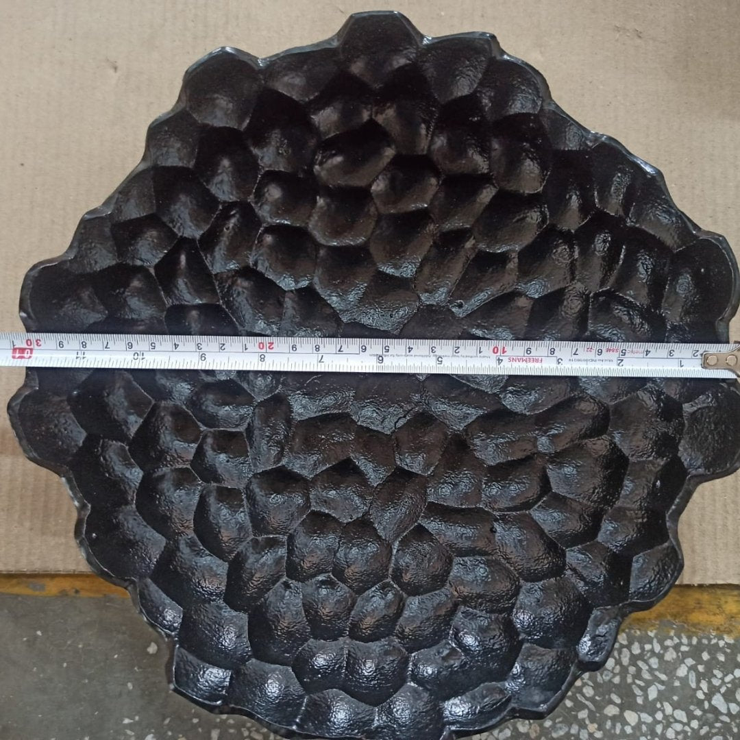 Aluminium Krissy Black Bowl - Rustic Furniture Outlet