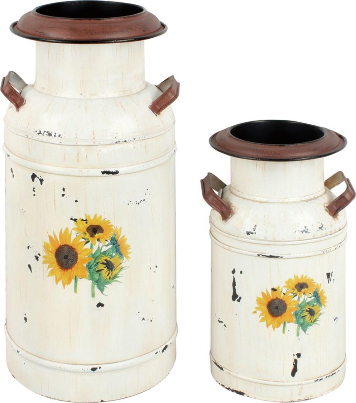 Assorted Size Sunflower milk Can