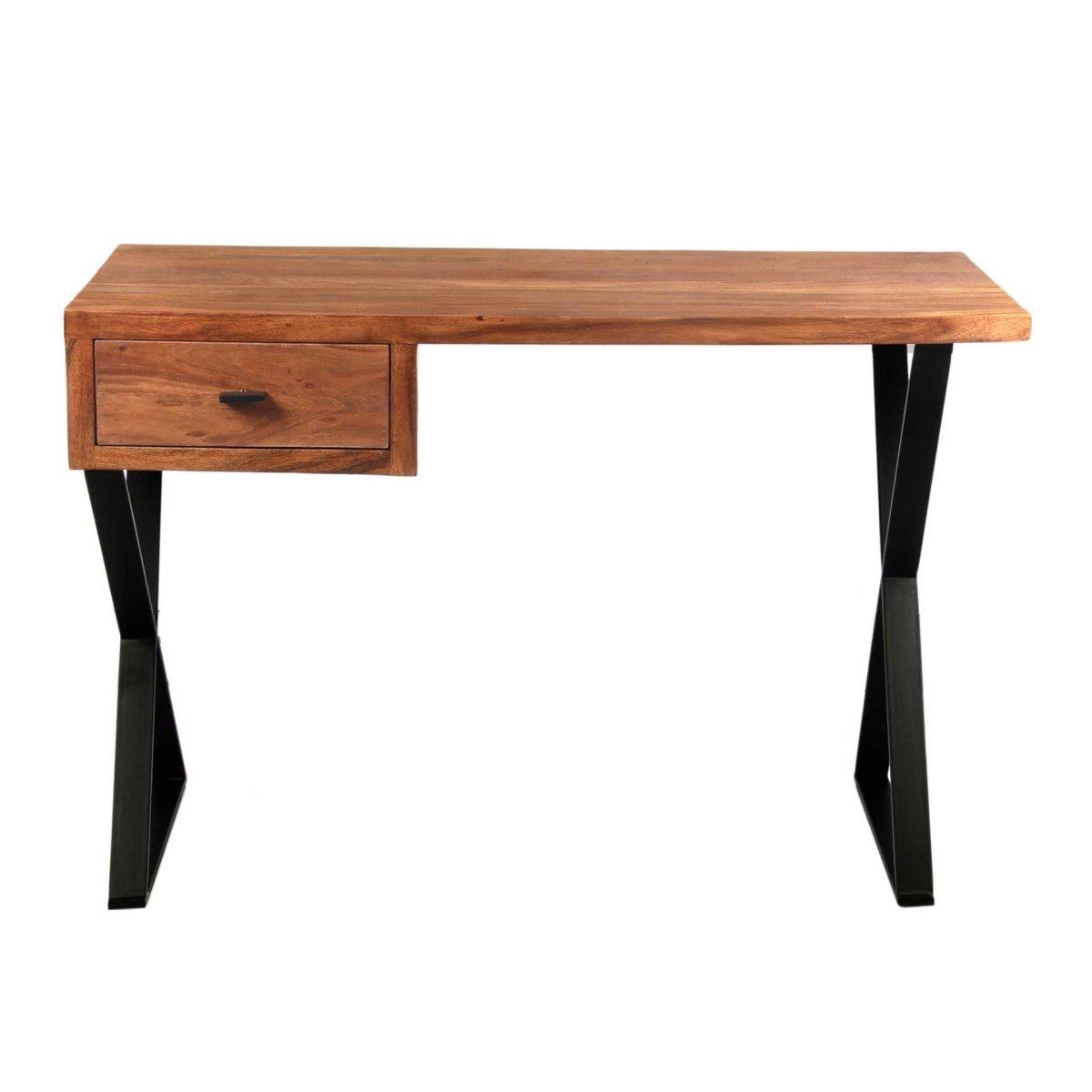 Baha Acacia wood Desk - Rustic Furniture Outlet