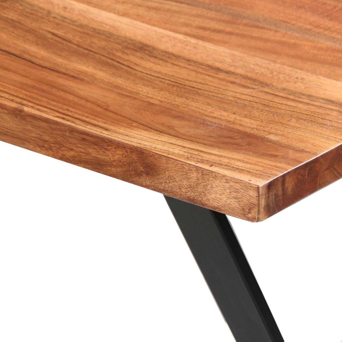 Baha Acacia wood Desk - Rustic Furniture Outlet