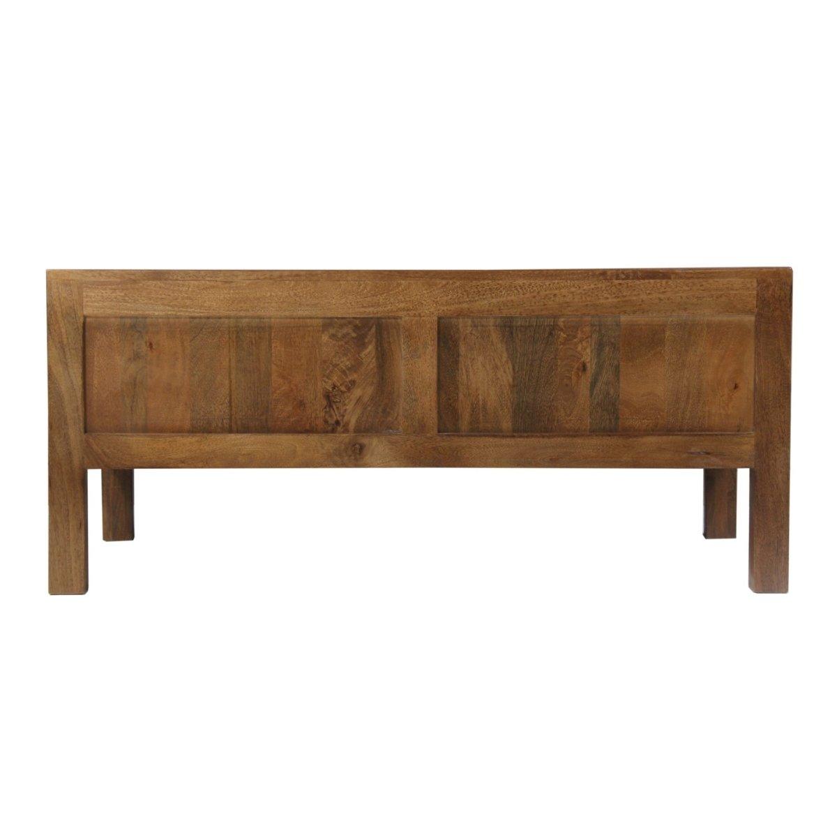 Table basse Butler Choco en bois de manguier - Rustic Furniture Outlet