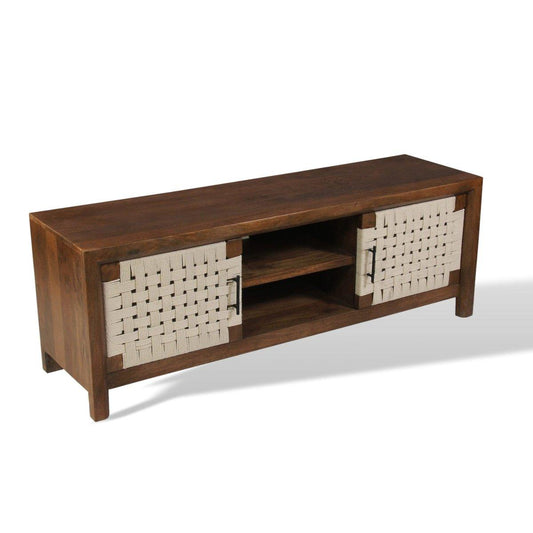 Butler Choco Mango Wood TV Stand - Rustic Furniture Outlet