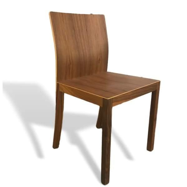 CHAIR CANALETTO WALNUT/TRANSPARENT TINTED - Rustic Furniture Outlet