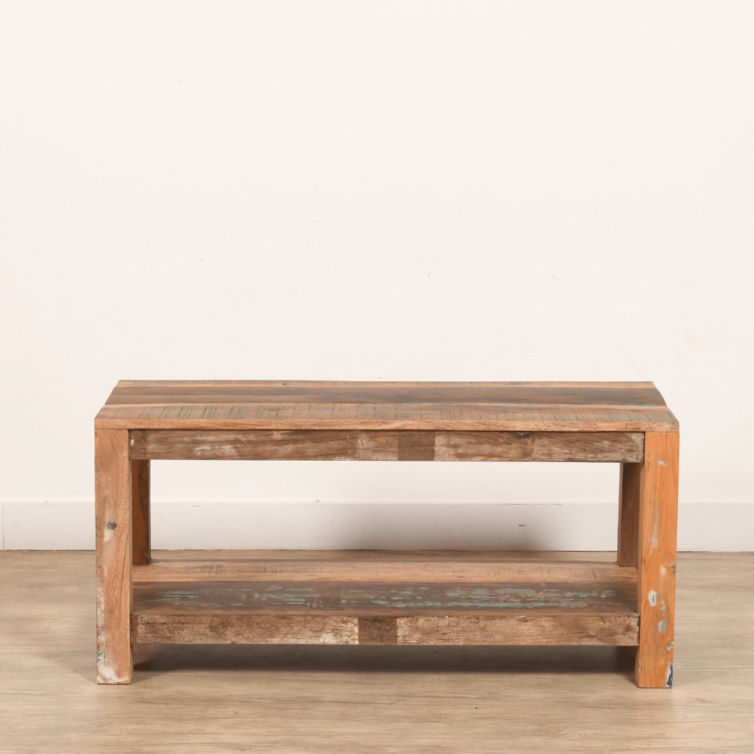 Table basse rectangulaire écologique - Rustic Furniture Outlet