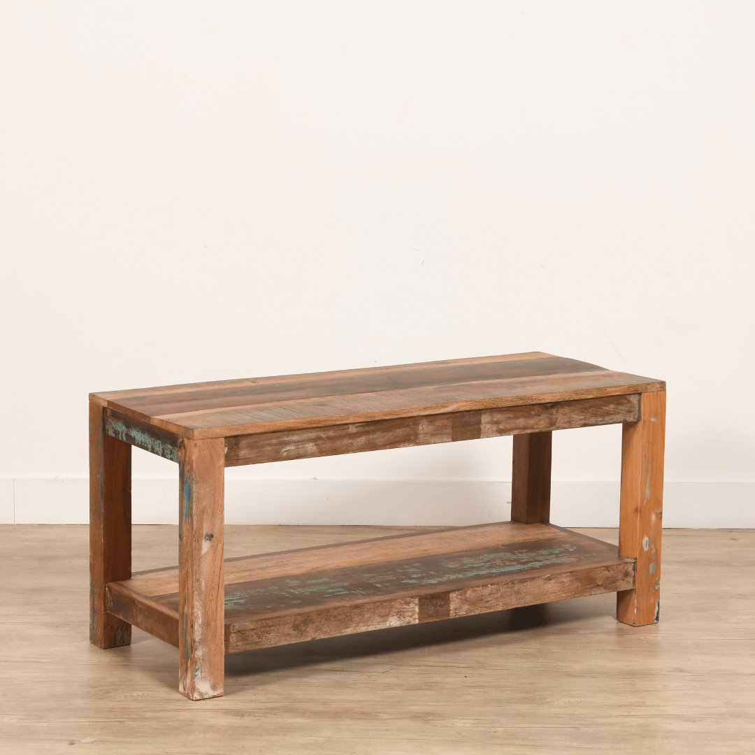 Table basse rectangulaire écologique - Rustic Furniture Outlet
