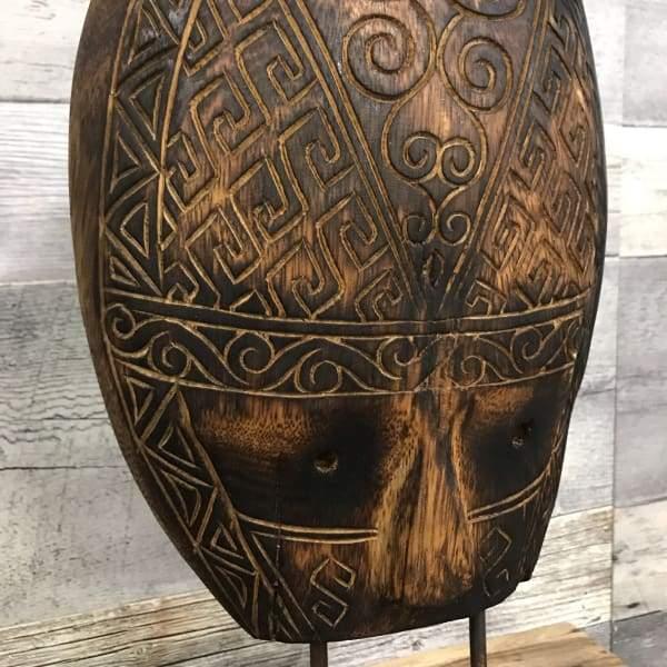 Handicraft Deco Stand Mask M - Rustic Furniture Outlet