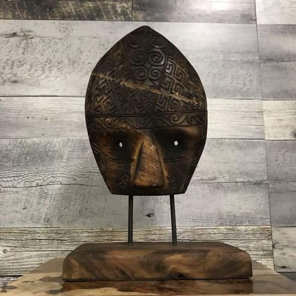 Handicraft Deco Stand Mask S - Rustic Furniture Outlet