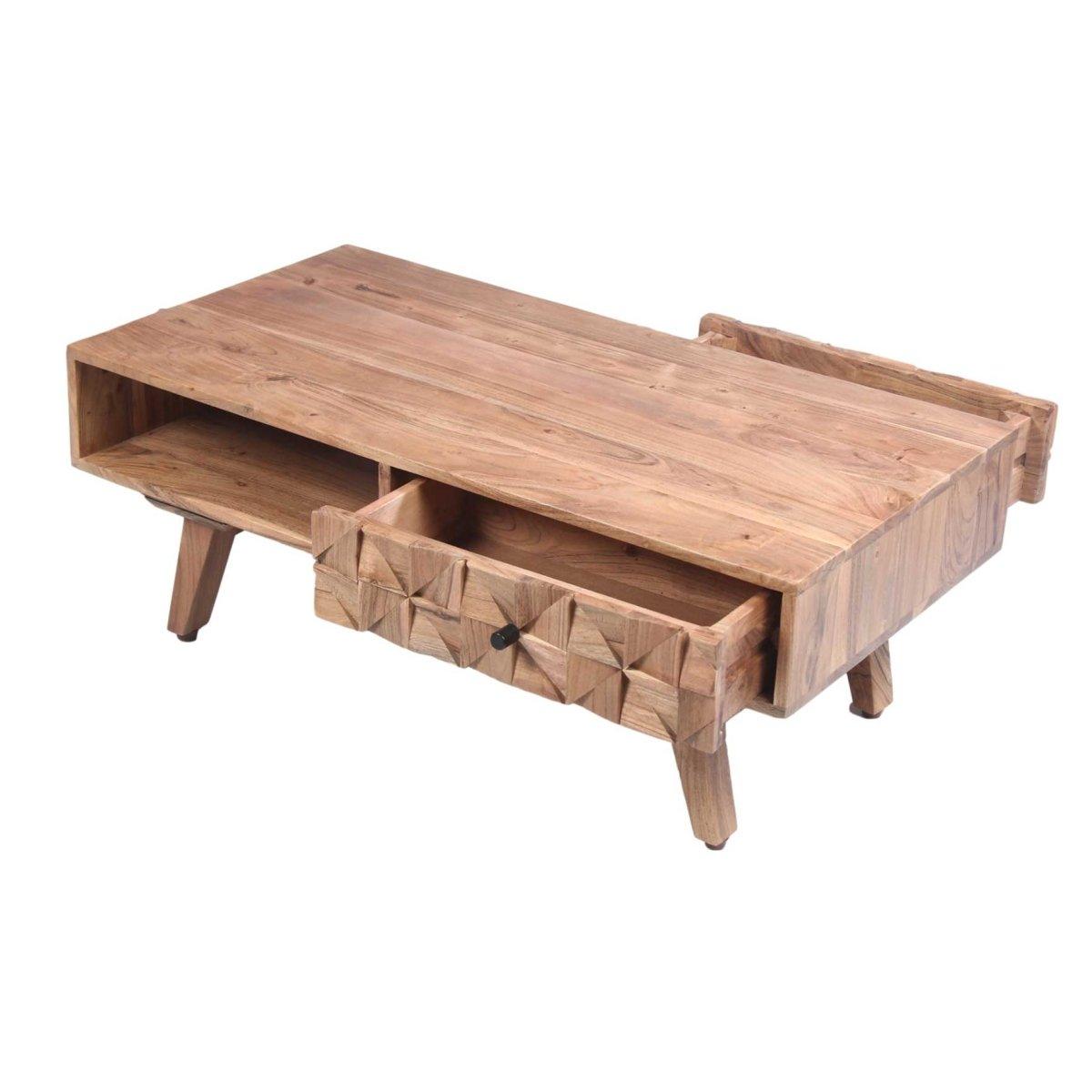 Kenya Acacia wood Coffee Table - Rustic Furniture Outlet