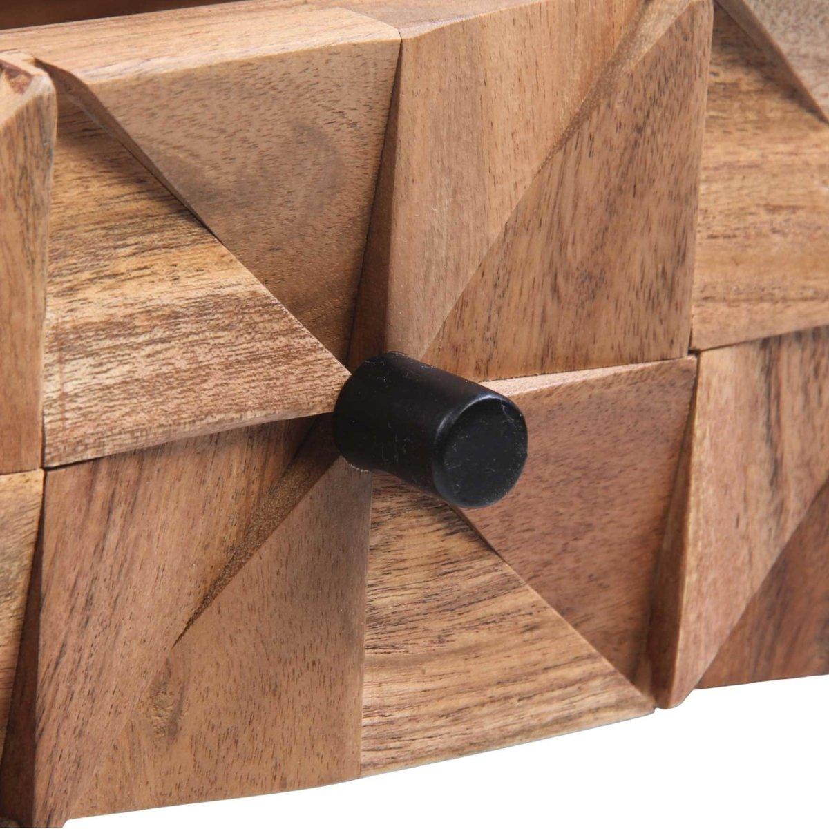Table basse en bois d'acacia du Kenya - Rustic Furniture Outlet