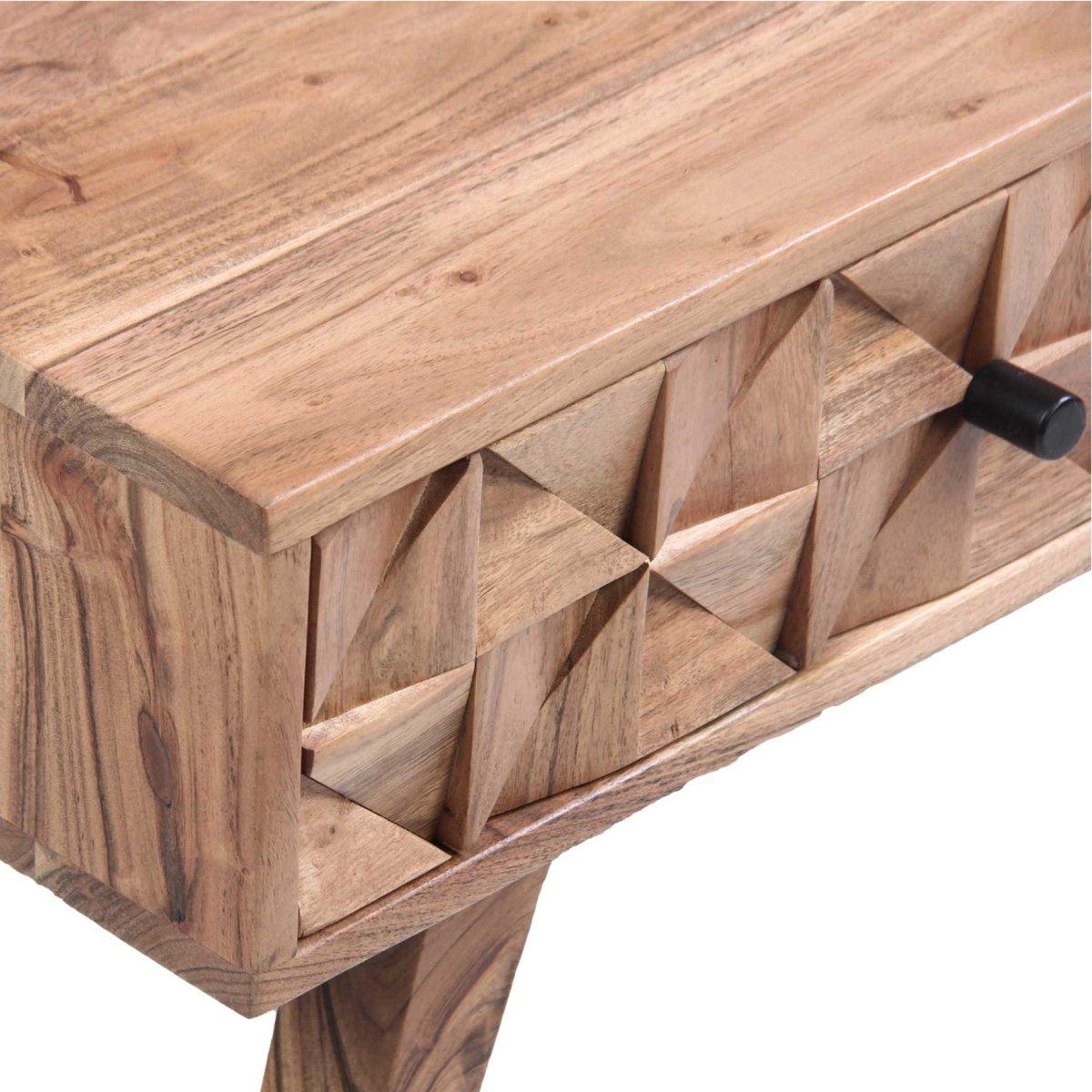 Table basse en bois d'acacia du Kenya - Rustic Furniture Outlet