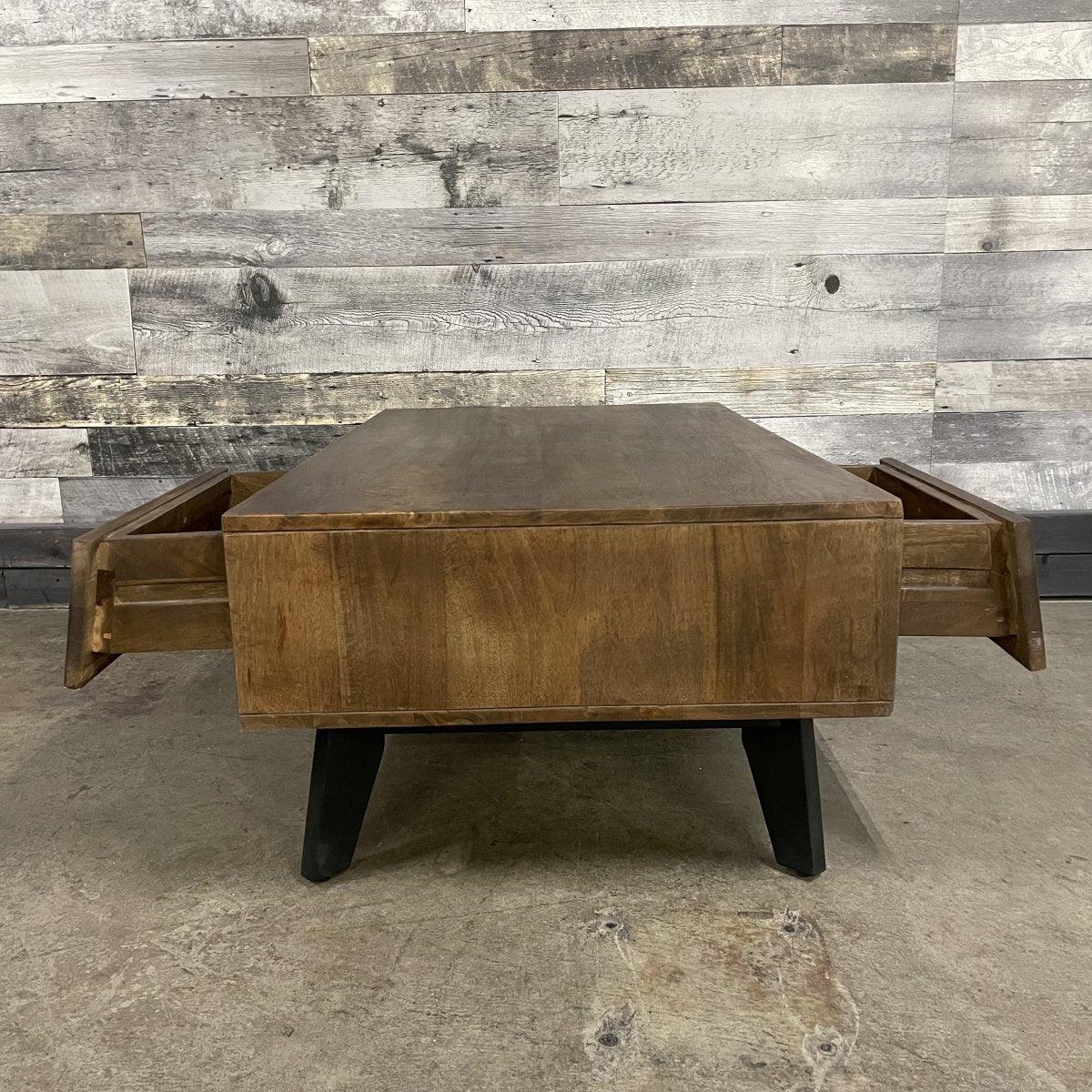 Knox Mango Wood Coffee Table - Rustic Furniture Outlet