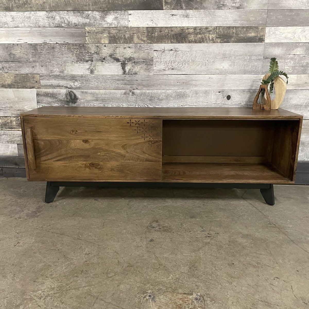 Knox Mango Wood TV Stand - Rustic Furniture Outlet