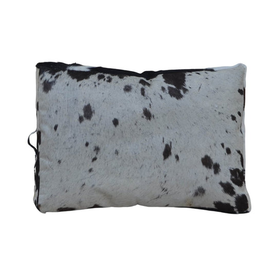 Leather hide floor pouf cushion - Rustic Furniture Outlet