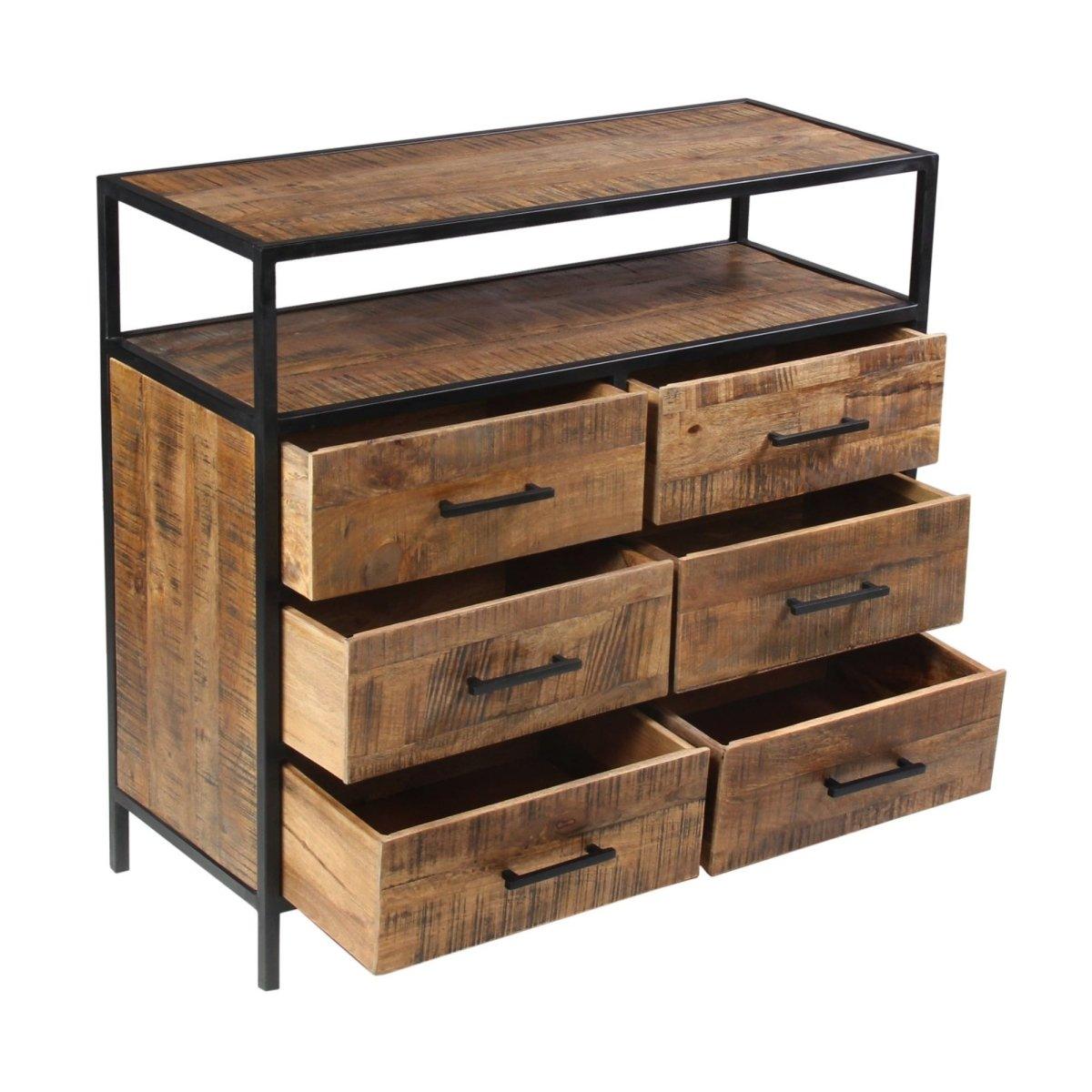 Commode en bois de manguier Madone - Rustic Furniture Outlet