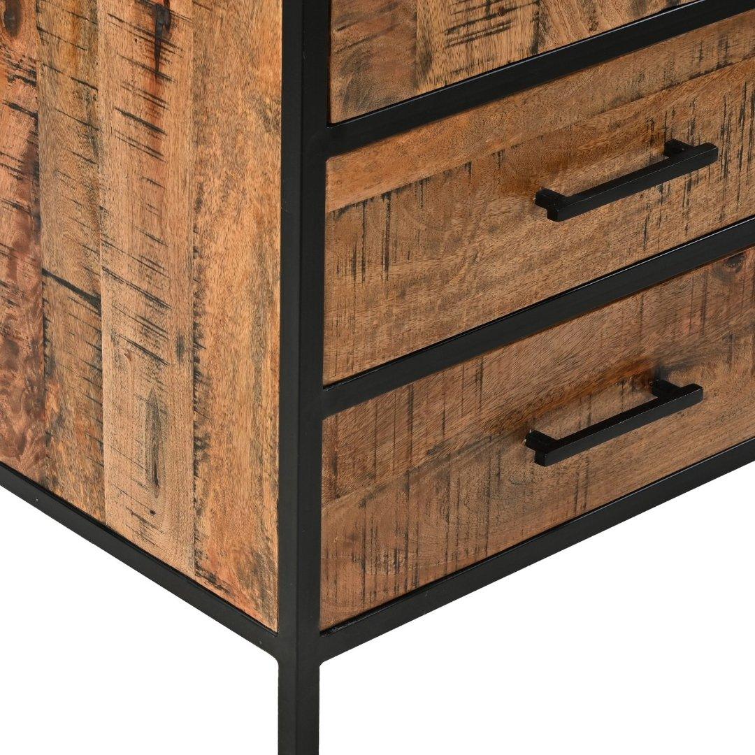 Meuble de rangement en bois de manguier Madone - Rustic Furniture Outlet