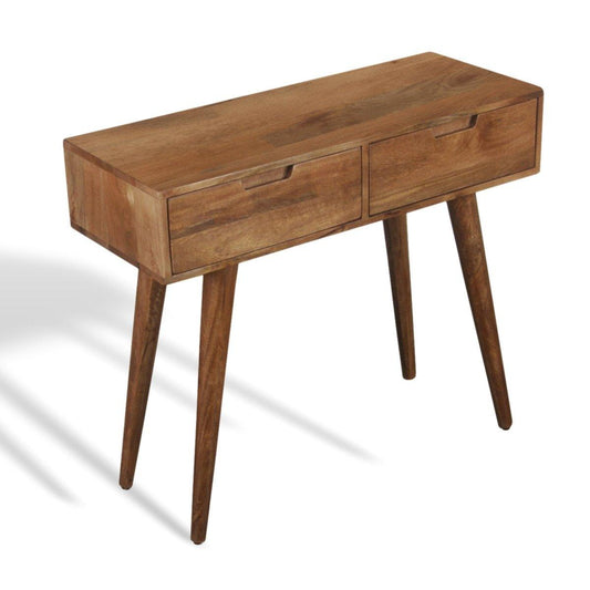 Mercury Mango Wood Console Table - Rustic Furniture Outlet