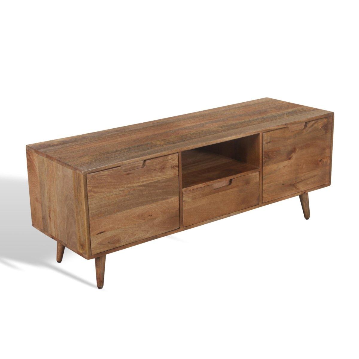 Mercury Mango Wood TV Stand - Rustic Furniture Outlet