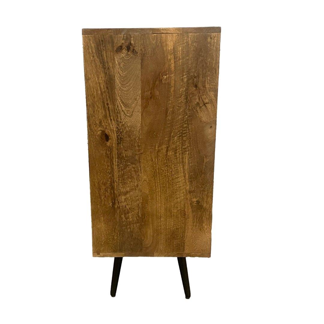 Renn Mango Wood Nightstand - Rustic Furniture Outlet