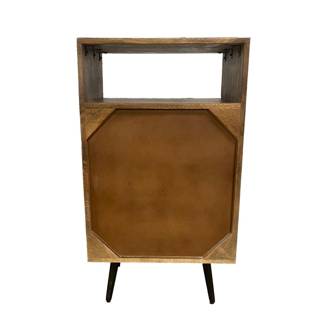 Renn Mango Wood Nightstand - Rustic Furniture Outlet