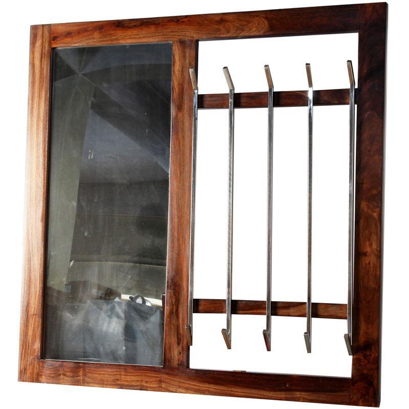 Rosewood Wall 10 coat rack - Rustic Furniture Outlet