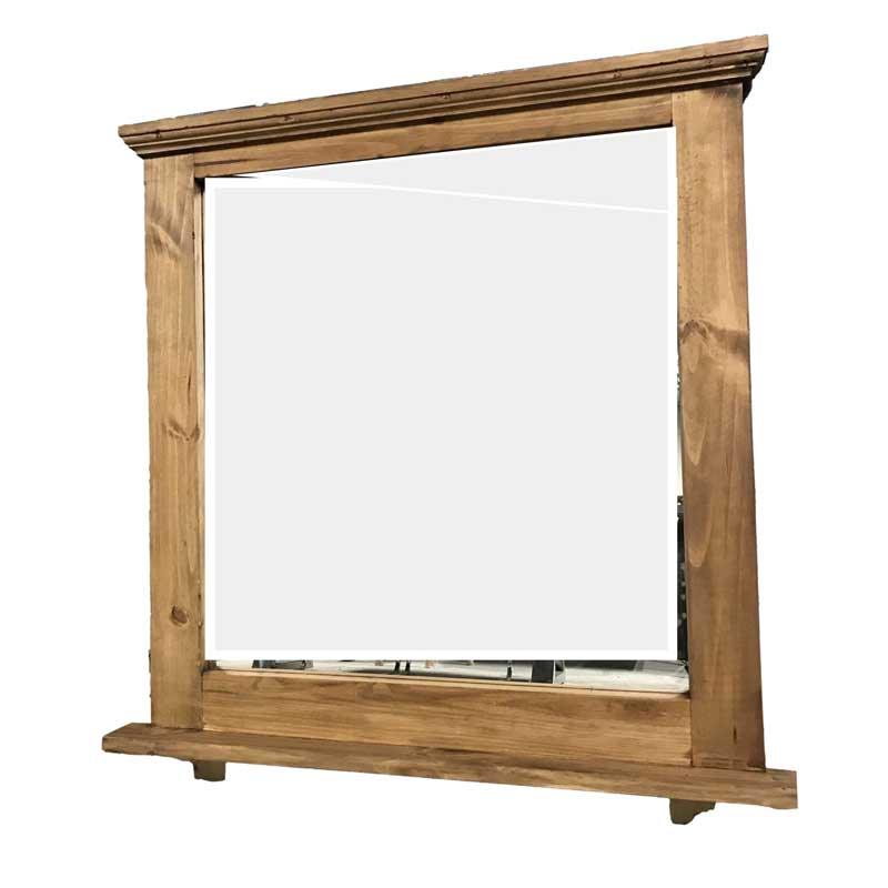 Rustic Pine Mansion Mirror - Rustic Furniture Outlet
