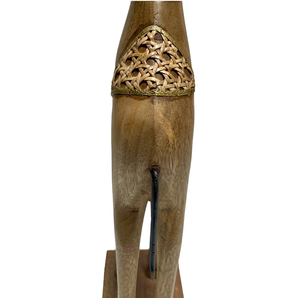 Set of 2 Mango wood Giraffe - Rustic Furniture Outlet