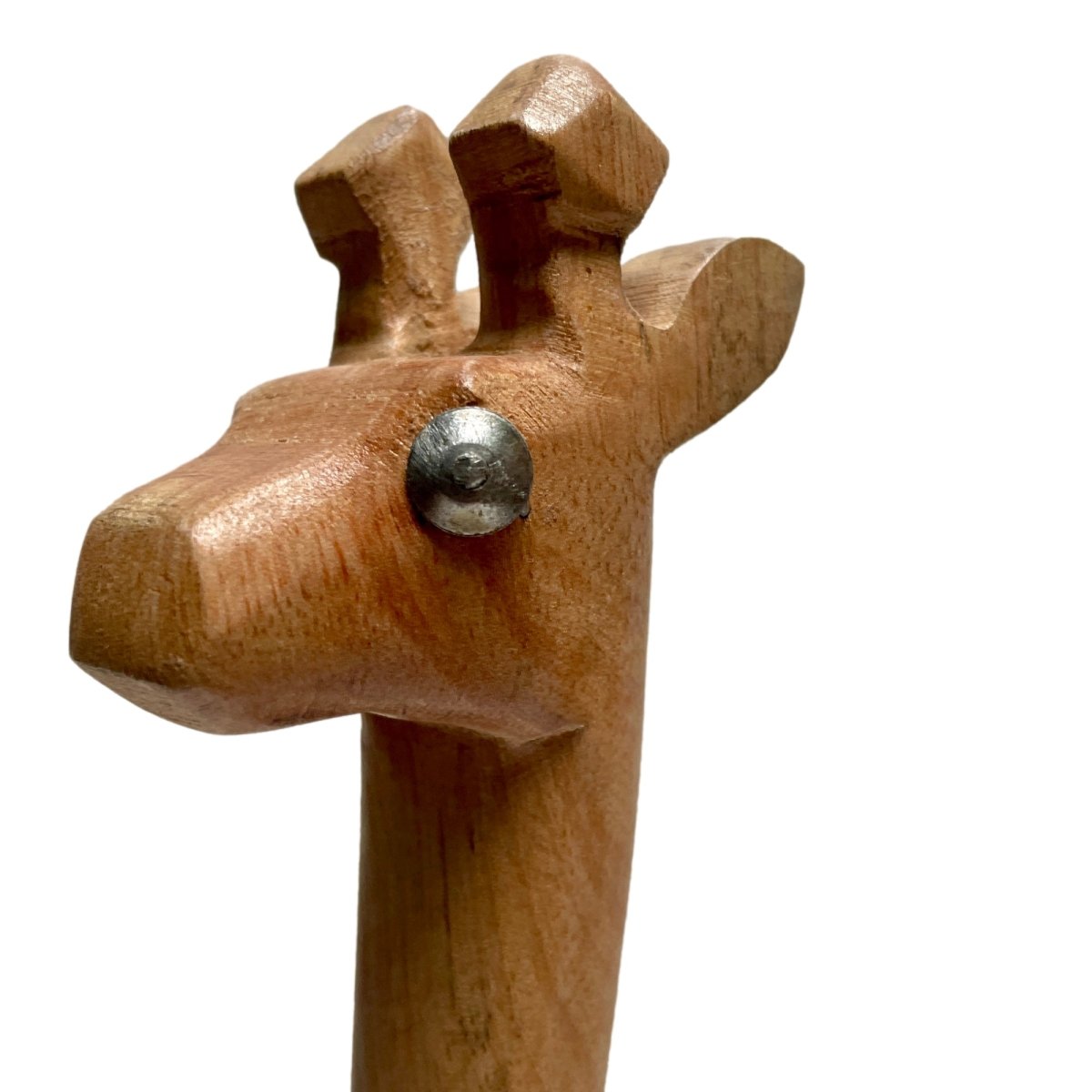 Set of 2 Mango wood Giraffe - Rustic Furniture Outlet