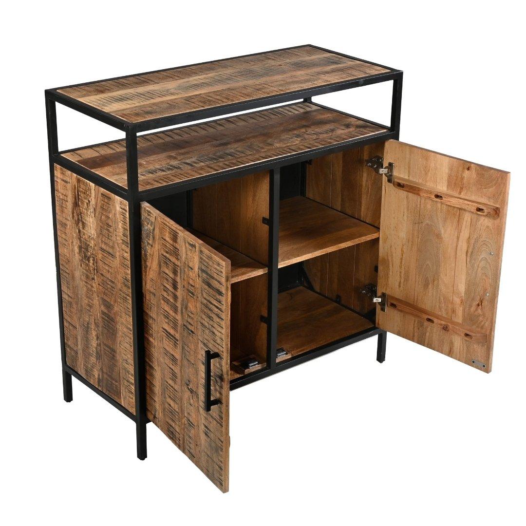 Petit meuble buffet en bois de manguier Madone - Rustic Furniture Outlet