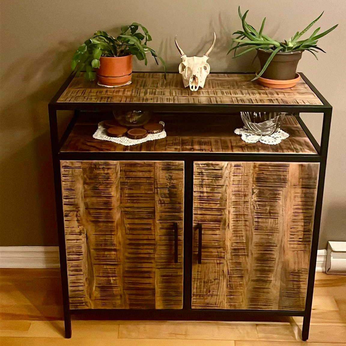 Small Madone Mango Wood Buffet Cabinet - Rustic Furniture Outlet