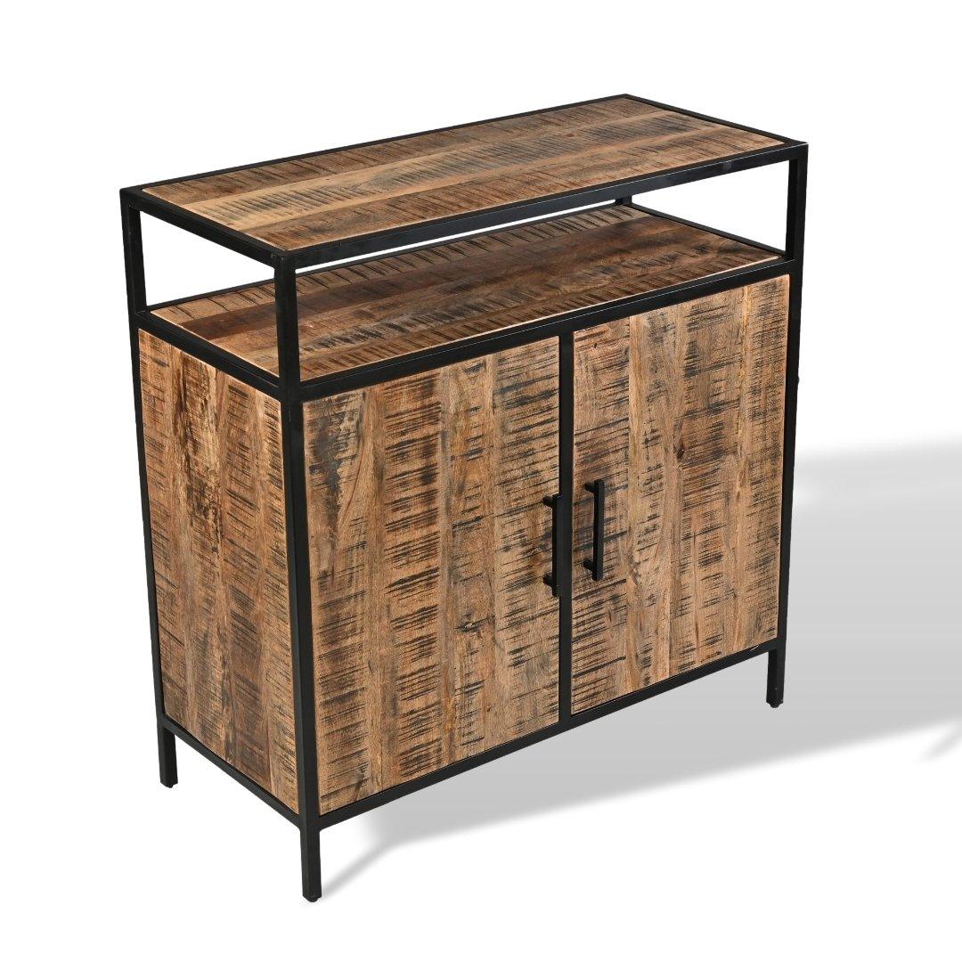 Small Madone Mango Wood Buffet Cabinet - Rustic Furniture Outlet