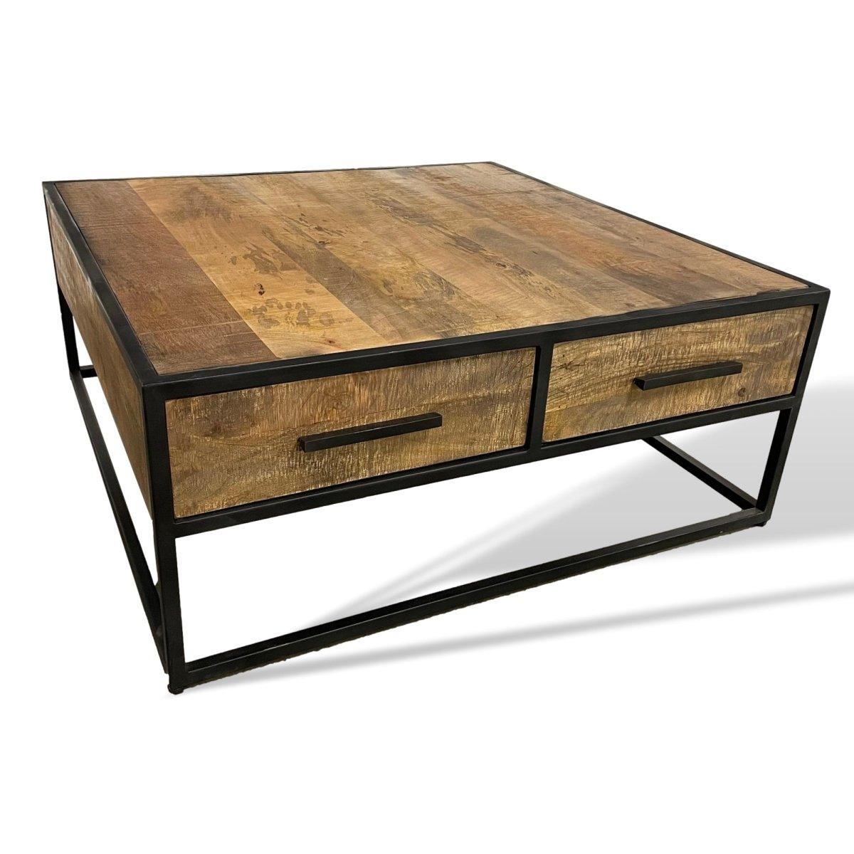 Watson Square Coffee Table - Rustic Furniture Outlet
