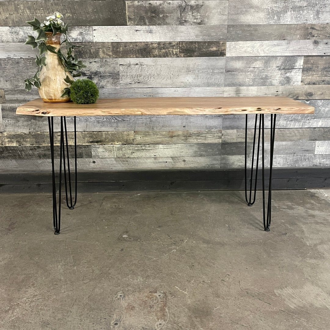 Table console en bois d'acacia Yukon - Sortie de meubles rustiques