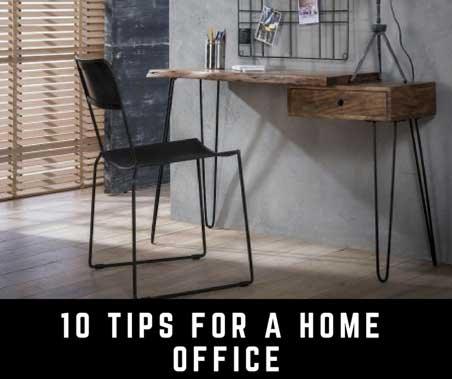 10 Tips to Create a Home Office - Rustic Furniture Outlet