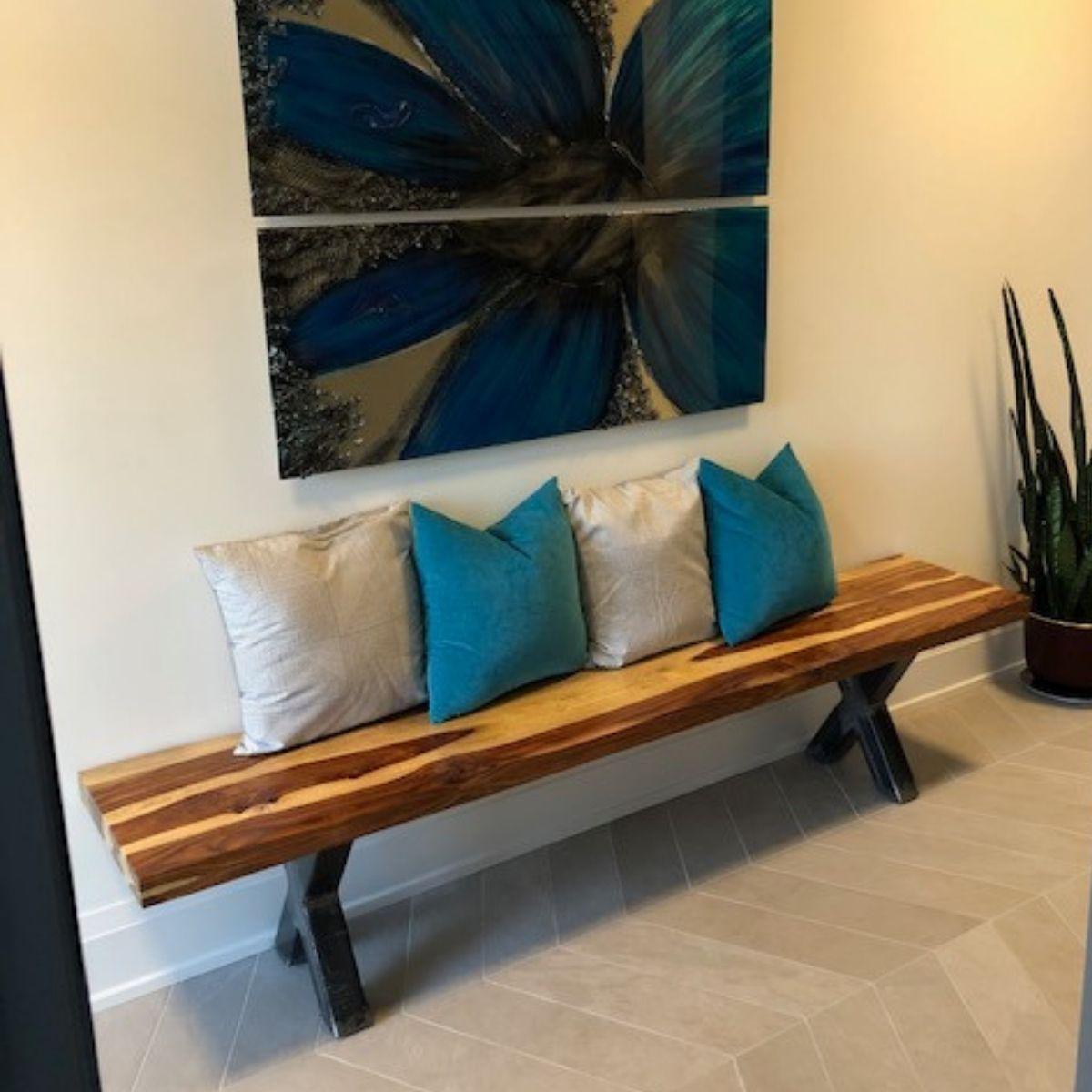 Rustic Built In Bench Solid wood Rustic Benches | Rustic Furniture Outlet