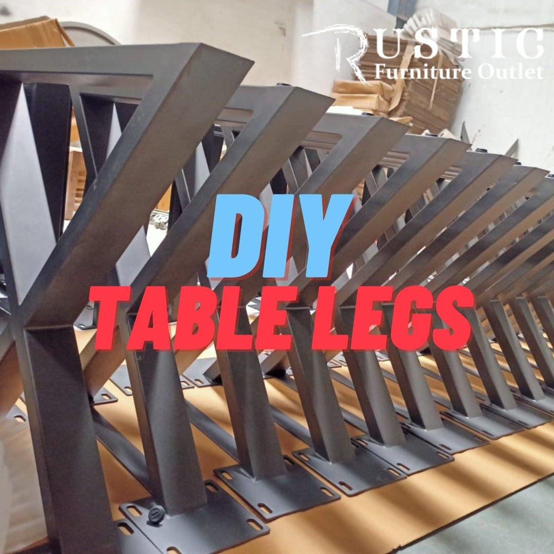 Industrial Metal Table legs or crank bases - Rustic Furniture Outlet