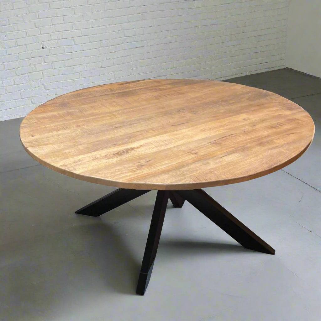 55 inch round Solace dining table - Rustic Furniture Outlet