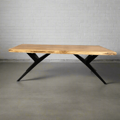Acacia Wood Coffee Table Spider legs - Rustic Furniture Outlet