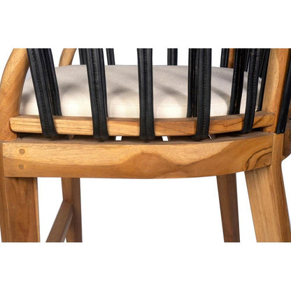 Alfie counter stool black leather - Rustic Furniture Outlet
