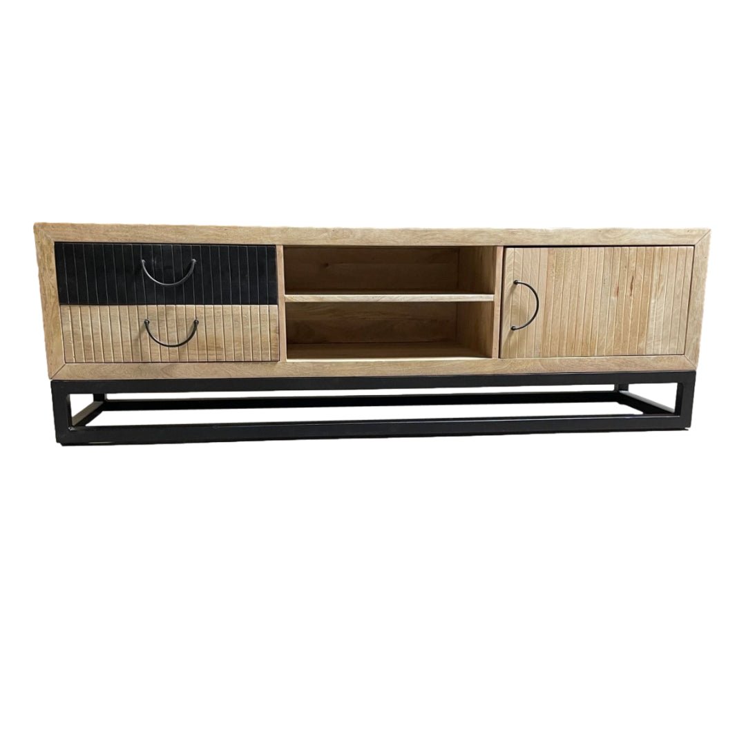 Astoria Mango wood Tv Plasma Stand - Rustic Furniture Outlet
