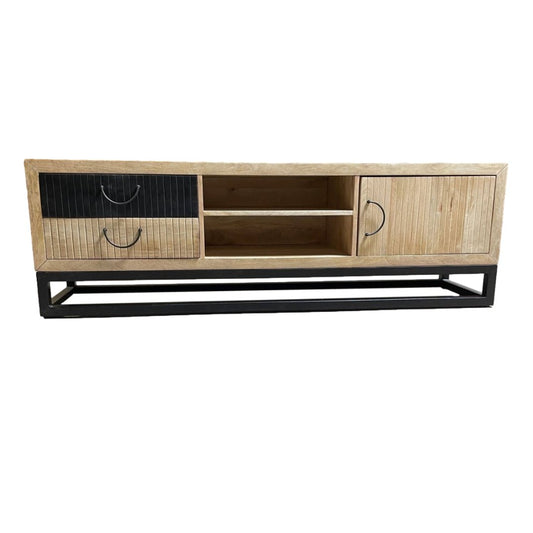 Astoria Mango wood Tv Plasma Stand - Rustic Furniture Outlet