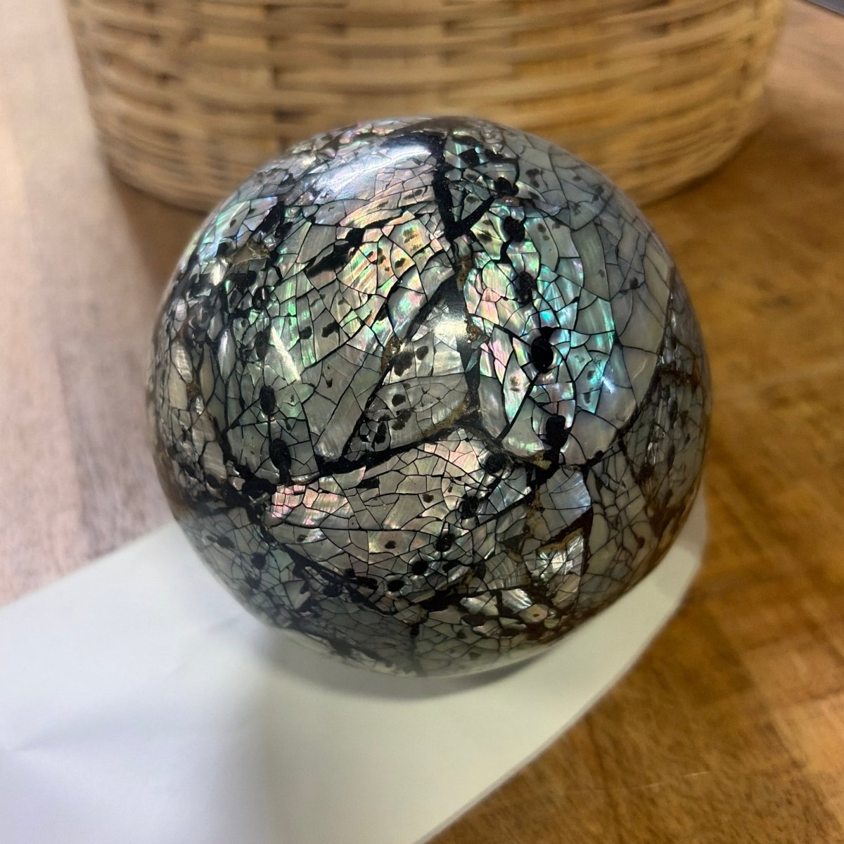 Black Deco Ball M - Rustic Furniture Outlet