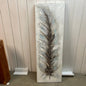 Blue Edge Feather (B), Oil Painting on Canvas - Rustic Furniture Outlet