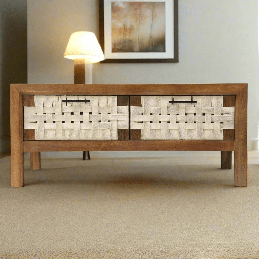 Butler Choco Mango Wood Coffee Table - Rustic Furniture Outlet
