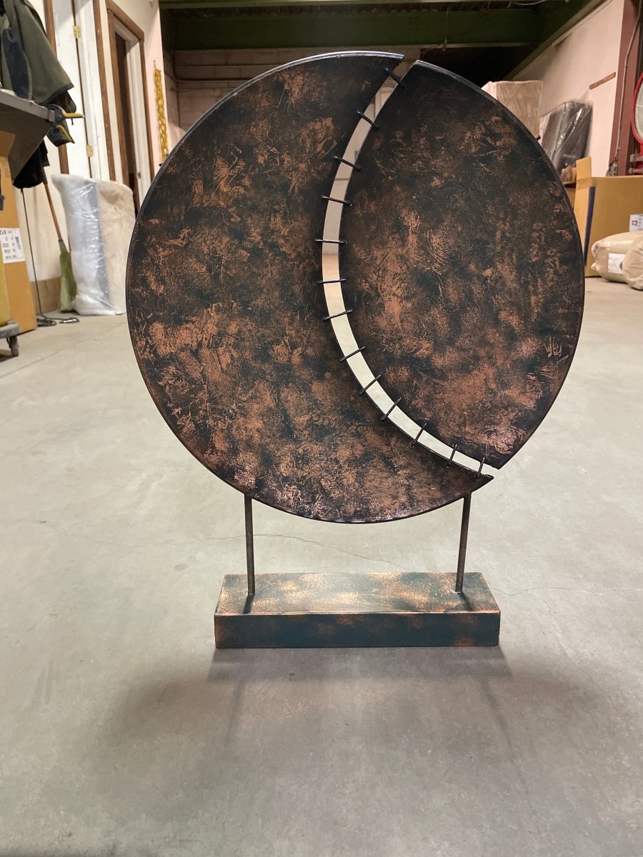 Crescent Moon Table Decor - Rustic Furniture Outlet